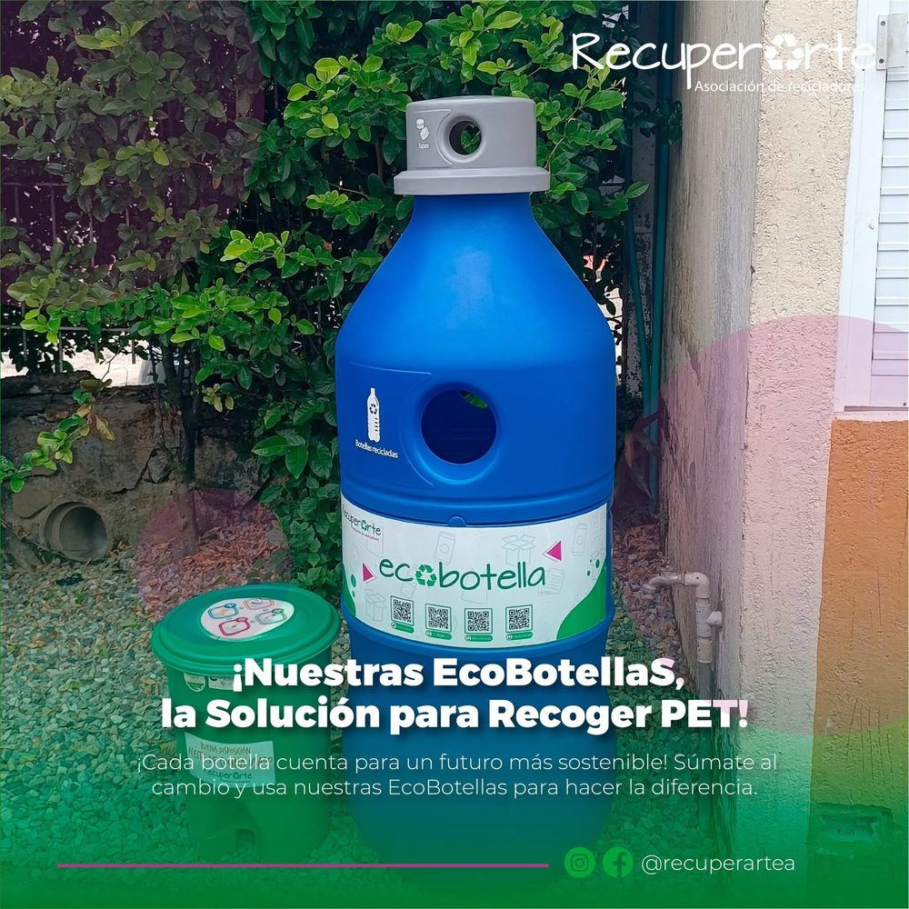 EcoBotella de Recuperarte para recoger botellas PET
